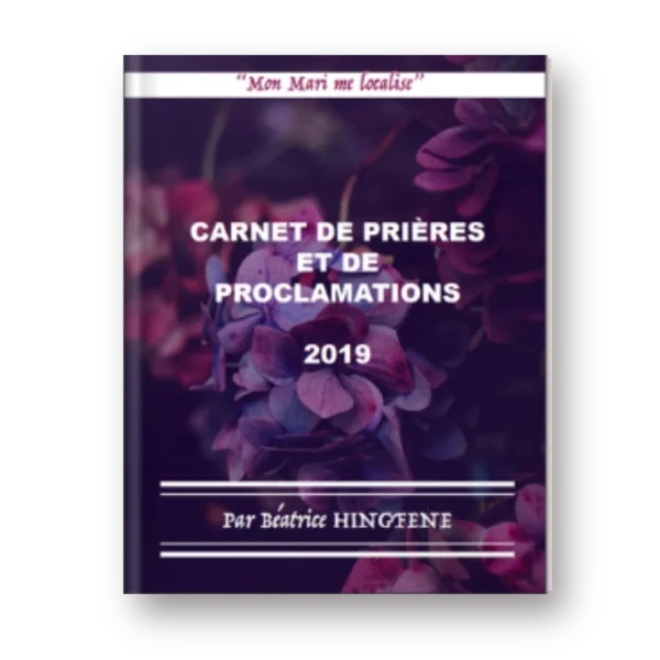 Carnet de prière et de proclammations