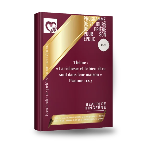 Fascicule de prière pour son époux